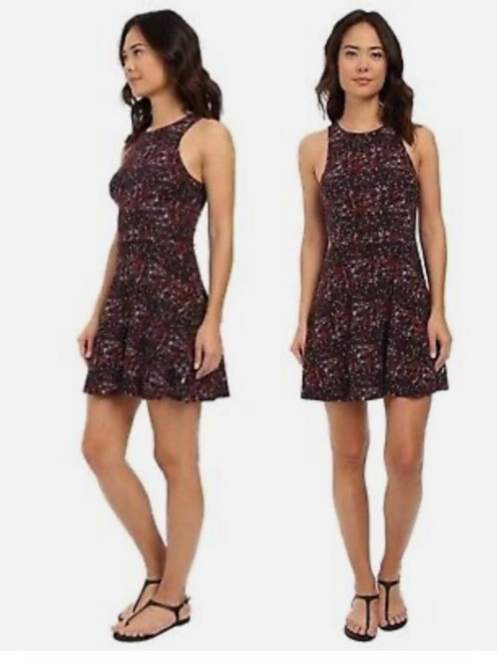 Vans Patterned Sleeveless Dress Size Medium